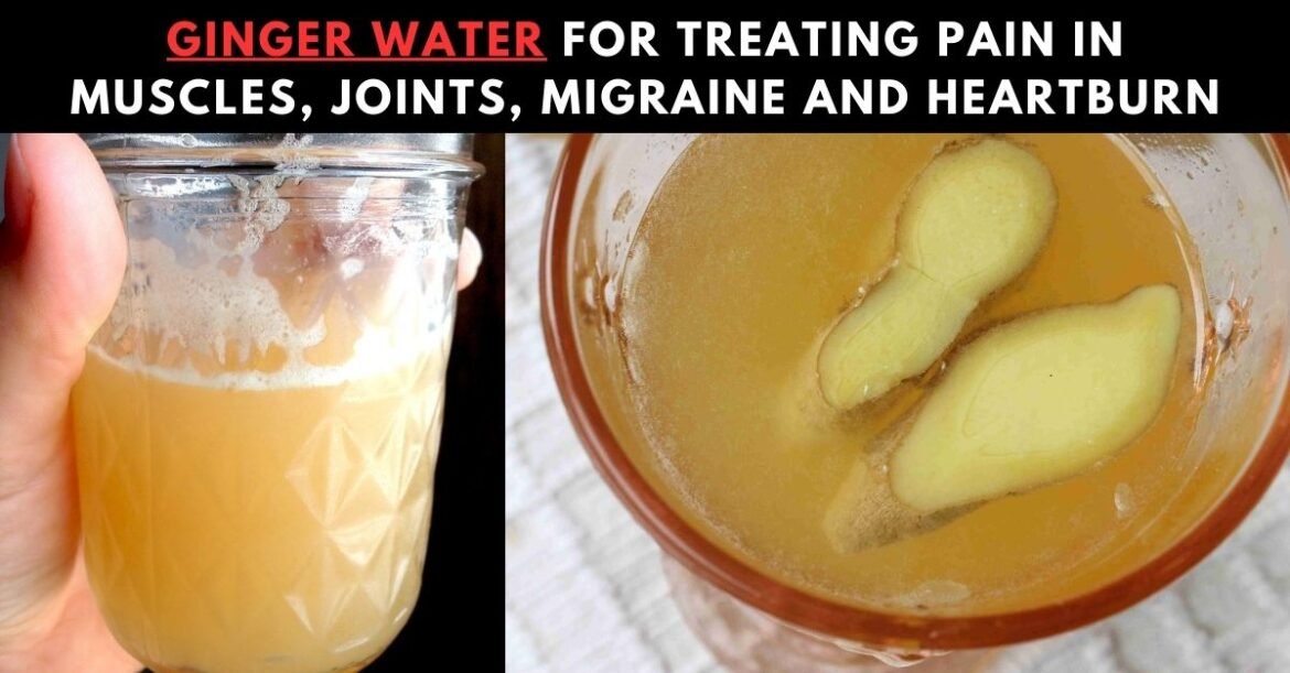 Say Goodbye to Muscle Pain, Migraines, and Heartburn with This Simple Ginger Water Remedy