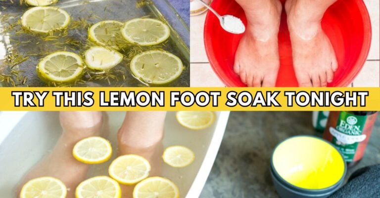 lemon foot soak recipe detox