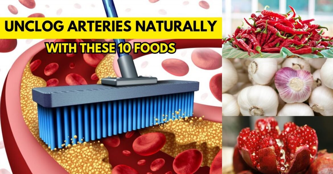 These 10 Foods Will Prevent Clogged Arteries and Reduce Heart Attack Risk!