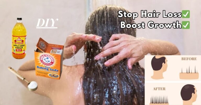 baking soda apple cider vinegar Stop Hair Loss and Boost Growth