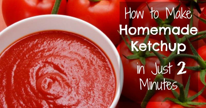 2-Minute Homemade Ketchup: The Healthy Hack You Need to Try!